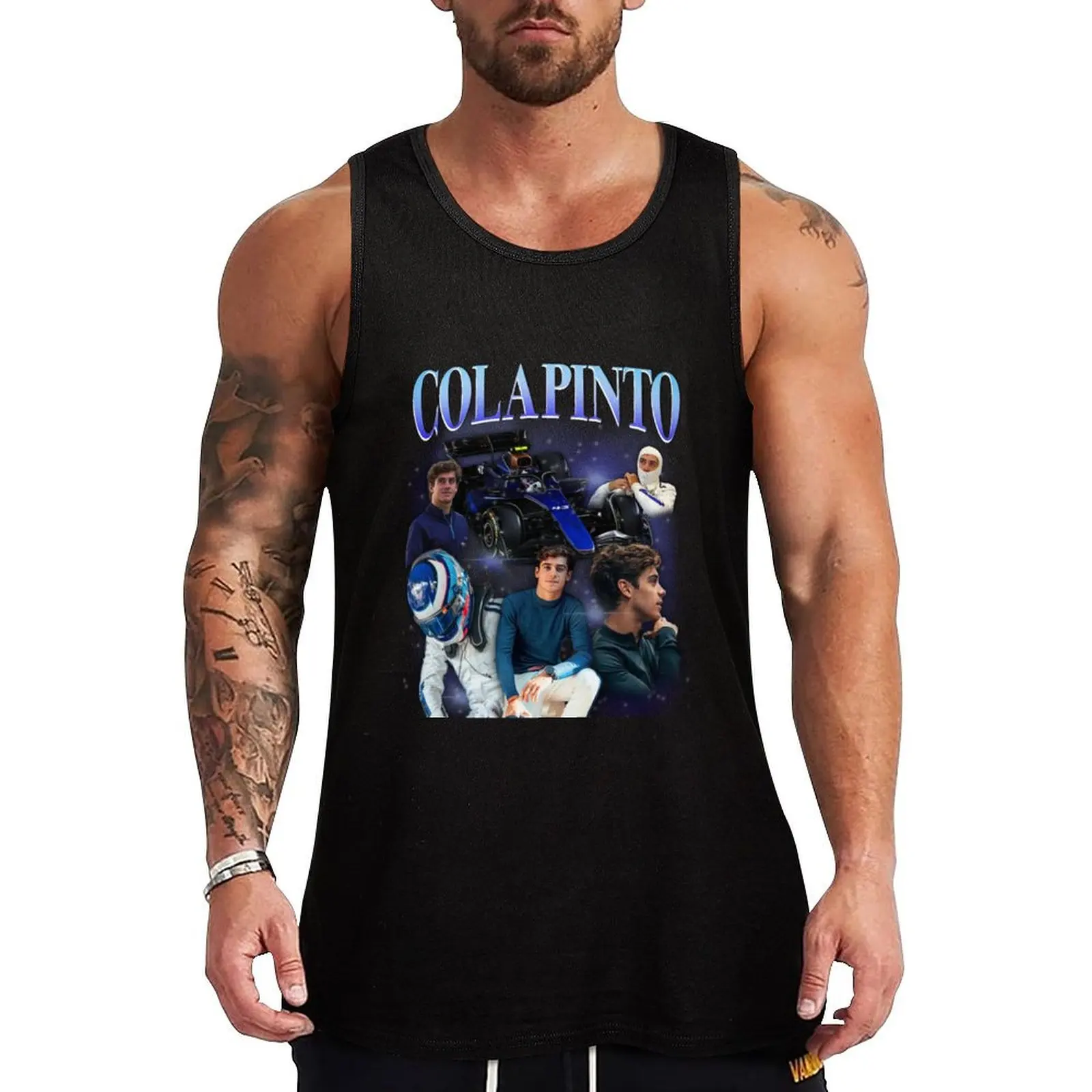 

Franco Colapinto Tank Top gym Men's t-shirts mens designer clothes Men sleeveless tee