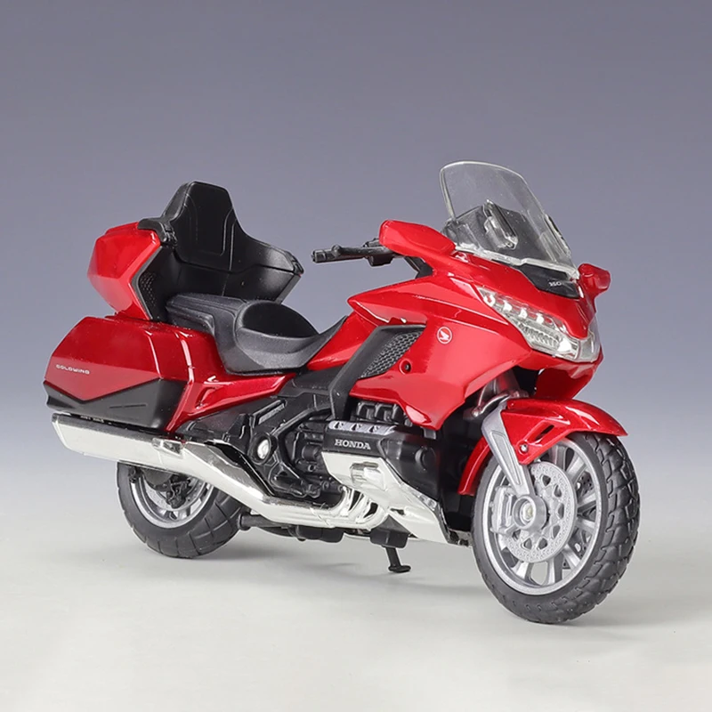 1:18 Scale Diecast Alloy 2020 HONDA GOLD WING Heavy Duty Motorcycle Toys Cars Model Classics Adult Souvenir Gifts Static Display