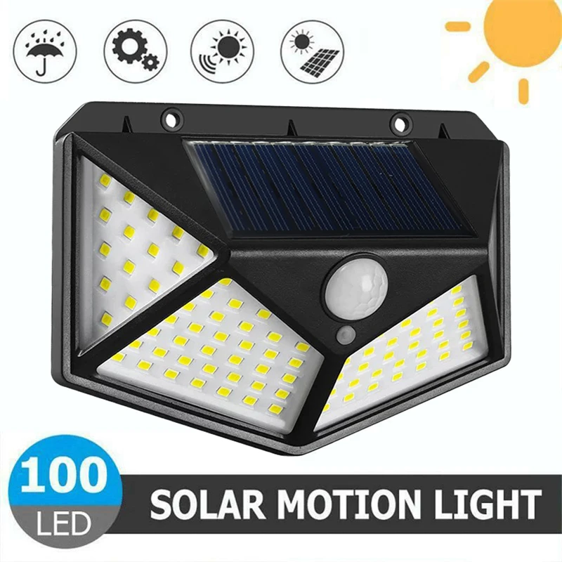 

LED Solar Wall Lamp Path Stair Outdoor Garden Lights 4 Pack Waterproof Step Balcony Light Decoration for Patio Stair Fence Light