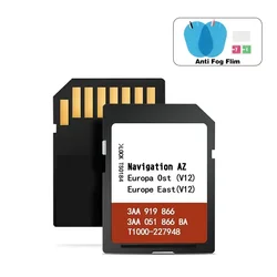 SD Card RNS315 for Seat VW Skoda Amundsen Media 2.1 2.2 Eastern Europe V12 OST Sat Nav