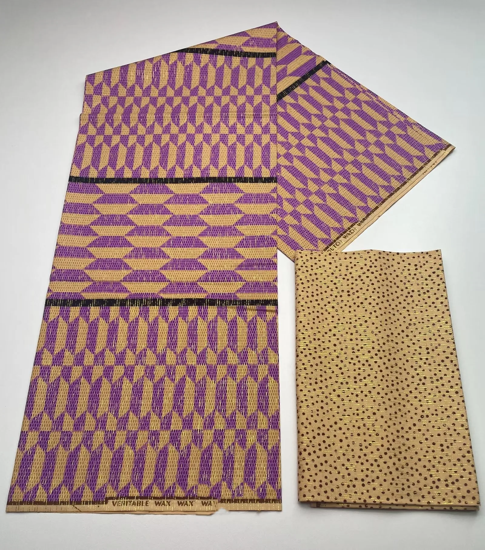 

2024 Cotton African Golden Wax Fabric Fashion Print Fabric Ankara Fabric Ghana Nigeria Style Pagne Sewing Material 2+4 Yards 3C3