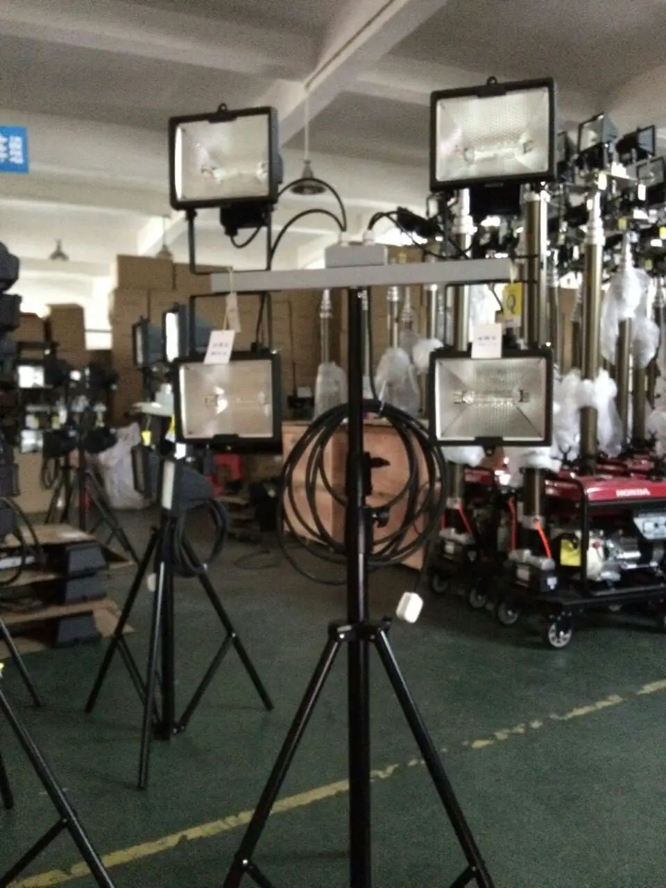 3.5m 2*200W Led Lamps Light Tower with Lightweight Tripod
