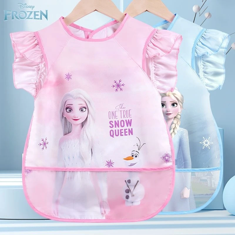 

Детская одежда Miniso Disney, летний фартук без рукавов Asha, водонепроницаемое и антипятнистое пальто для детского питания