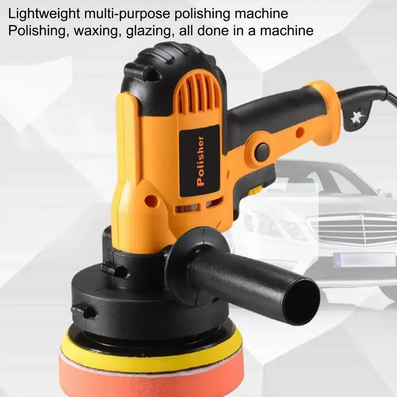 

NEW 220V 700W Electric Car Polisher Machine With Portable Handle Auto Polishing Adjustable Speed Sanding Waxing Car Accessories