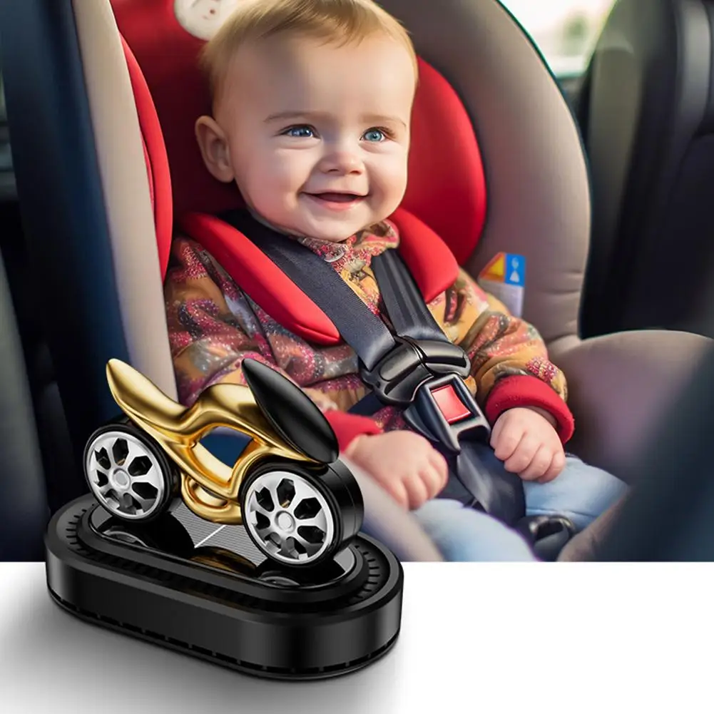 معطر هواء للسيارة يعمل بالطاقة الشمسية عطر دراجة نارية نموذج مركز الروائح سيارة الهواء معطّر بالطاقة الشمسية العطور الدورية الديكور Co N9U9