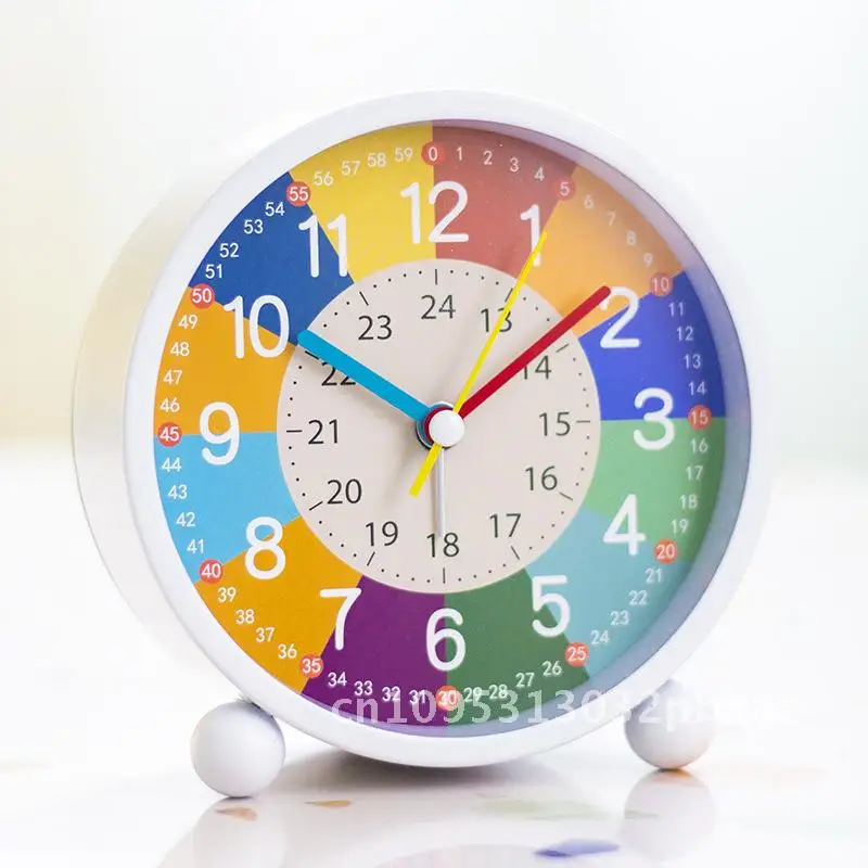 

Charging early education children's metal small alarm clock, desktop wake-up clock, student specific learning clock