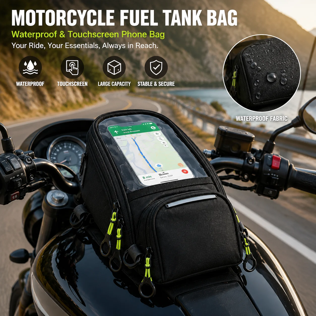 Motorcycle Tank Bag Waterproof - Motorcycle Gear Bag ulasan dan harga