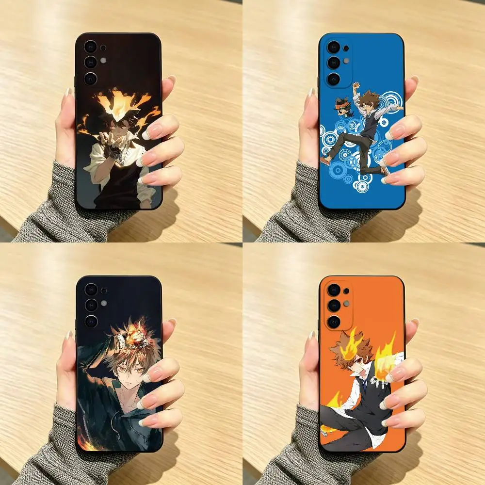 Reborn Sawada Tsunayoshi    Phone Case For Samsung S25,S24,S21,S22,S23,S30,Ultra,S20,Plus,Fe,Soft Silicone Black Cover