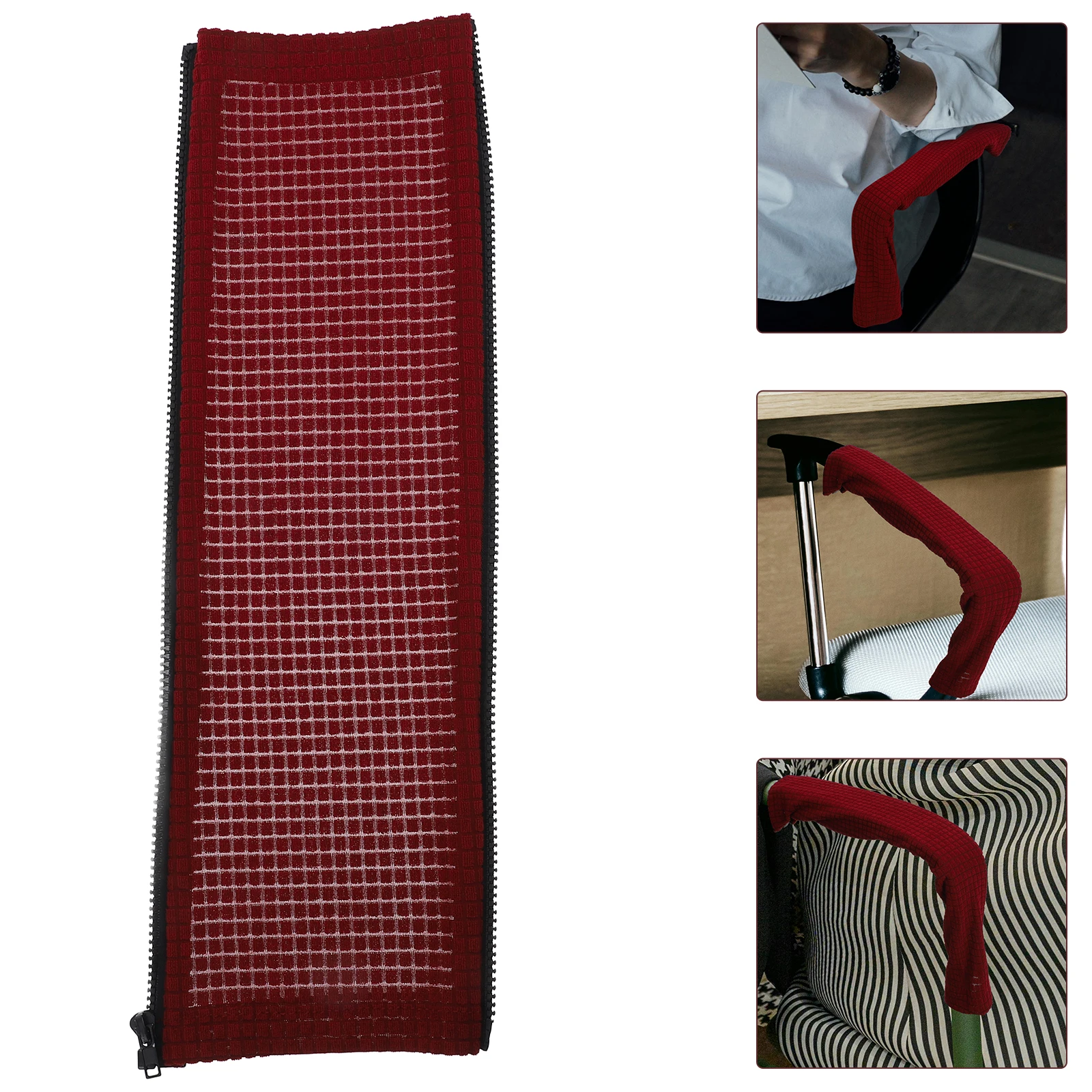 

1 Pair Universal Armrest Covers For Office Chair Stretchable Chair Arm Protectors Waterproof Design Polyester Slipcovers