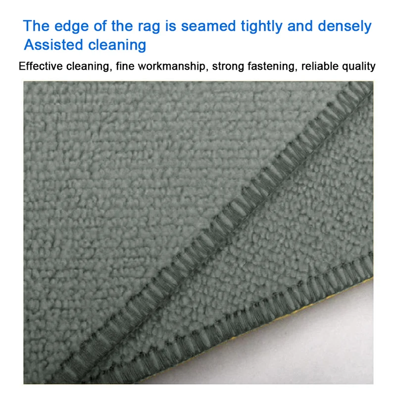 Window Cleaning Robot Mop Blue& Gray Cloth Square Clean Wipes Window Cleaner Accessories For Purerobo W-S3 W-S8S W-S3S Robot