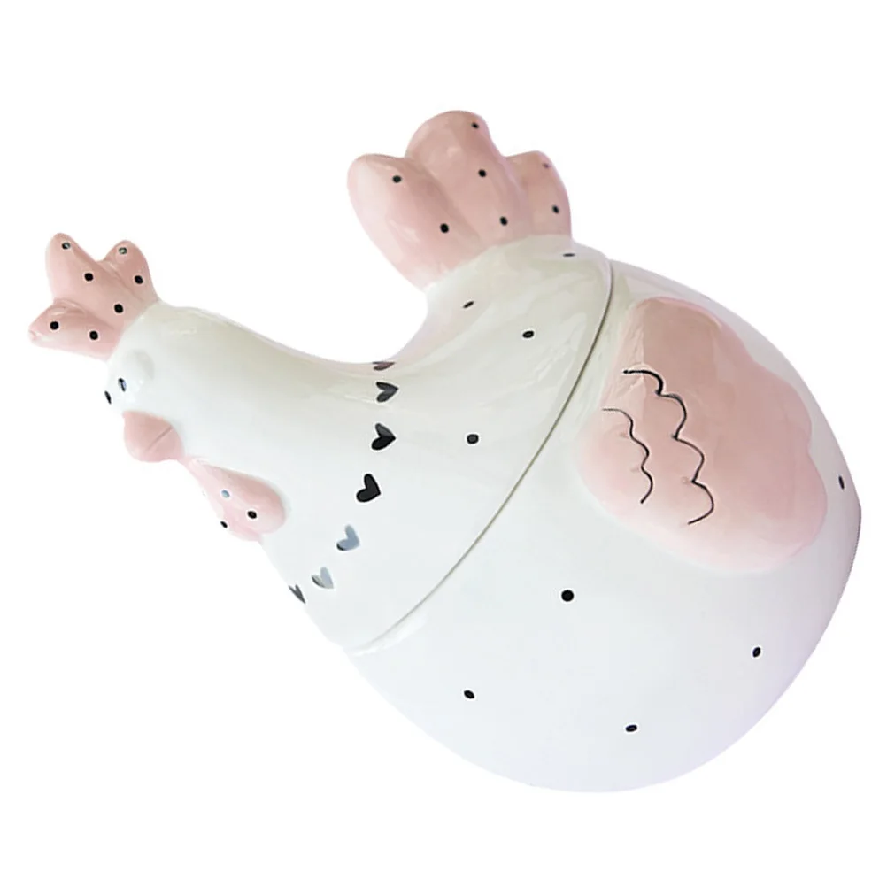 

Ceramic Egg Storage Jar Chicken Container Airtight Holder Kitchen Egg Box Organizer Home Home Sugar Container