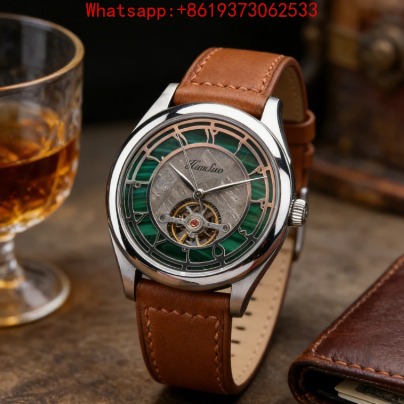 Reloj Mecánico Personalizado de la Serie Meteorito 2026, Exploración del Universo, para Hombre