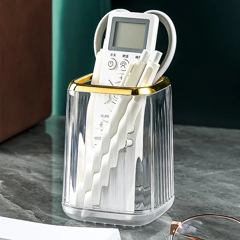 

Роскошные органайзеры для макияжа, настольный ящик для хранения косметических кистей, офисный чехол для ручек, органайзер для кистей для макияжа, держатель для помады и всякой всячины