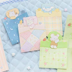 30sheets Cute Illustration Sticky Notes Decorate Bookmarks and Message Papers