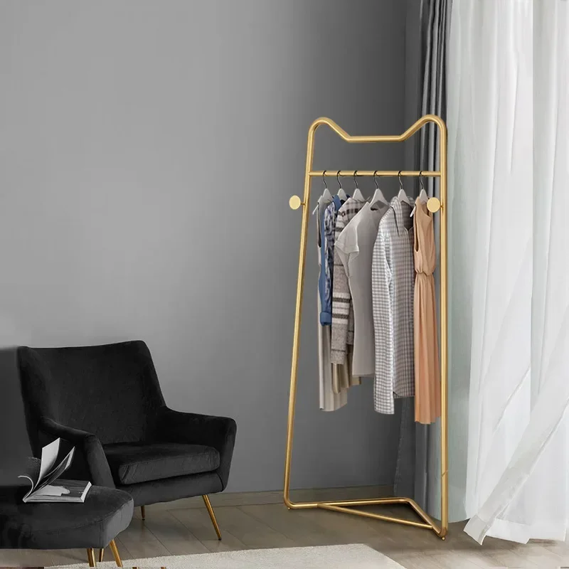 Light Luxury Corner Clothes Rack Home Entrance Coat Rack Clothes Rack Wall-mounted Simple Clothes Hanger Floor-standing Bedroom