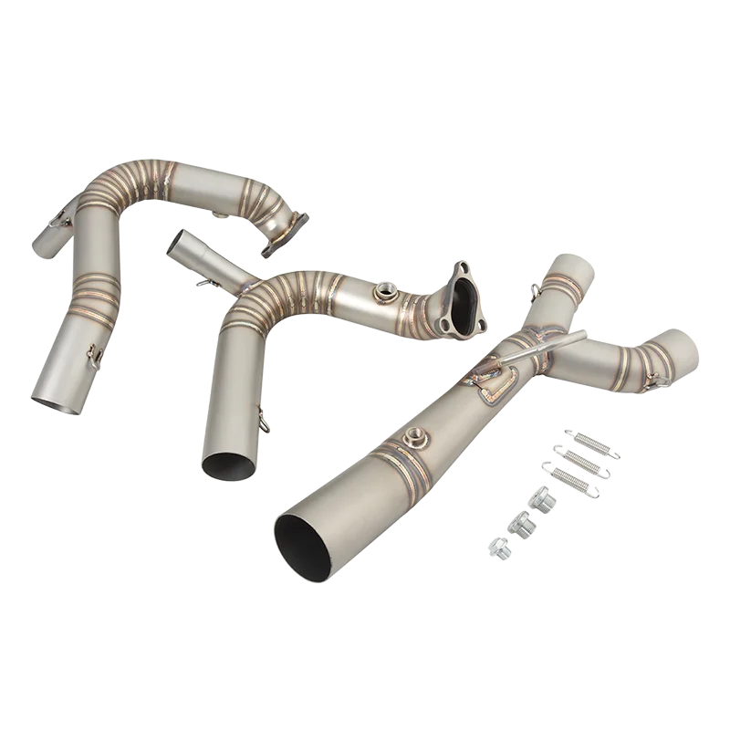 Slip On For BMW R1250R R1250GS Adventure R1250RS R1250RT 2019 - 2023 Motorcycle Exhaust Escape Muffler Systems Front Link Pipe