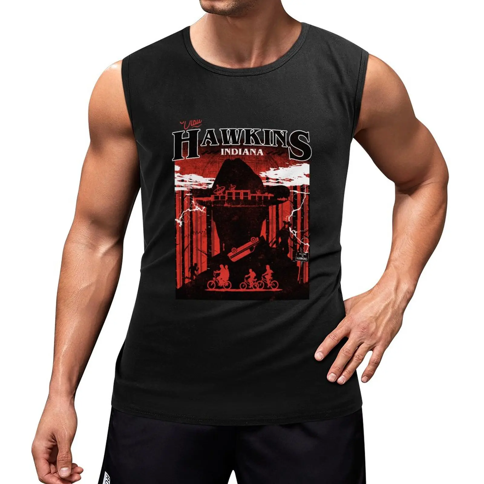 

New Strange Travel Tank Top summer clothes man 2023 Sports clothing