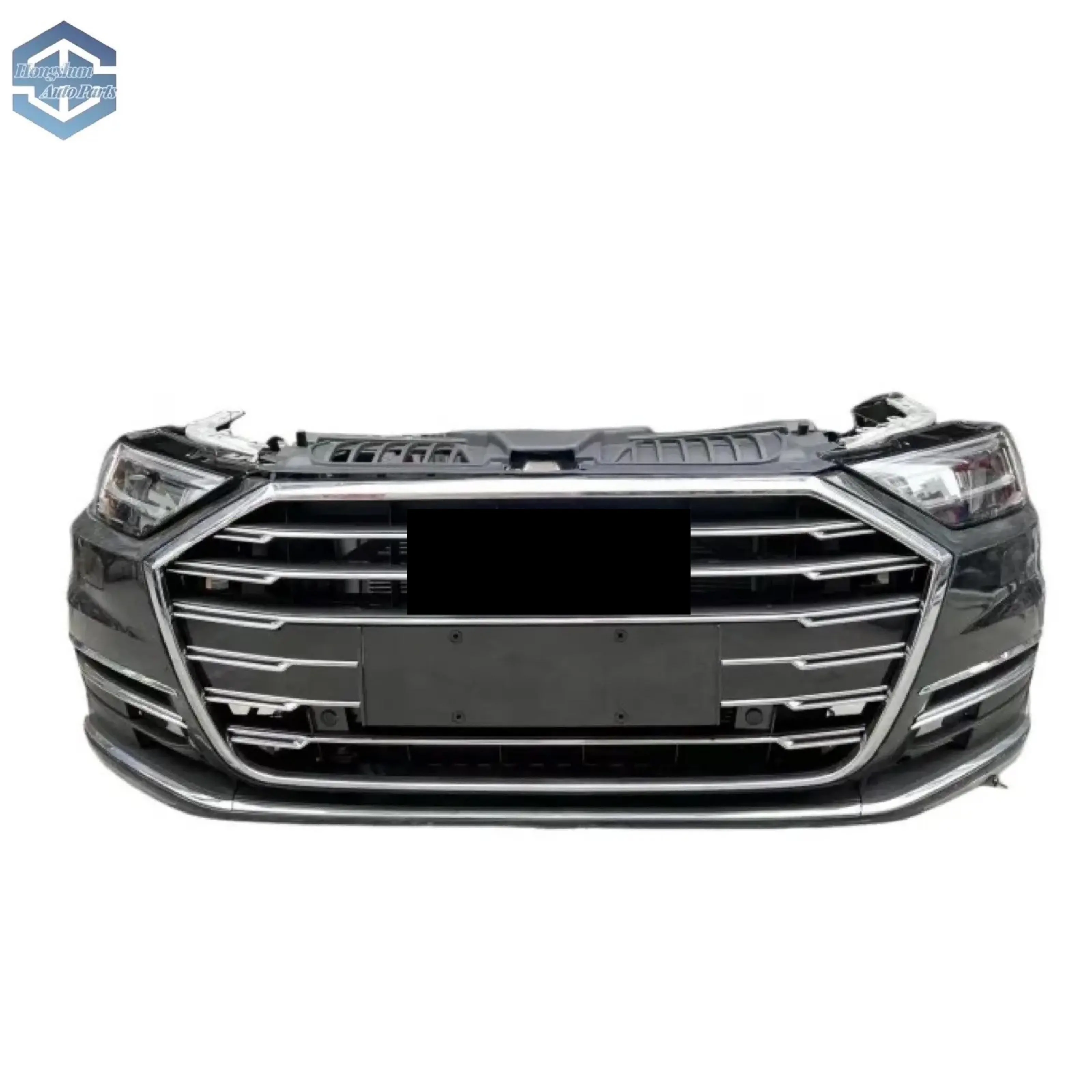 Factory direct sales of A8 front bumper car bumper headlights with complete front face for Audi