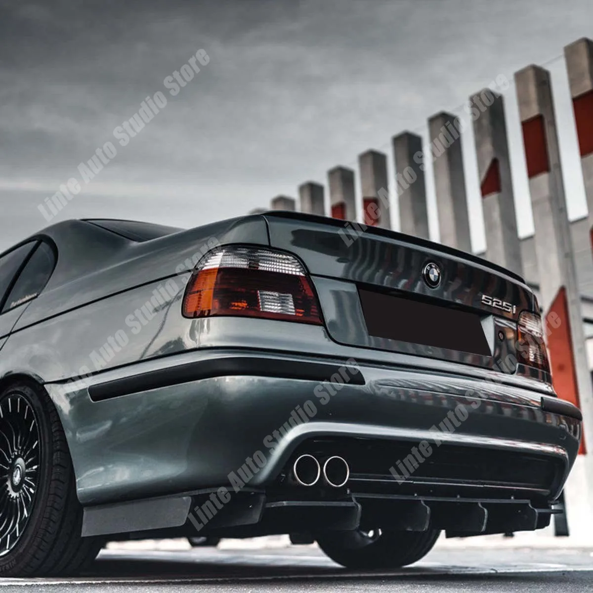 

Задний спойлер для BMW 5 серии E39 1995-2003, седан, накладка на крышку багажника, крыло, наклейка, декоративная накладка, черный ABS, тюнинг-комплект для кузова