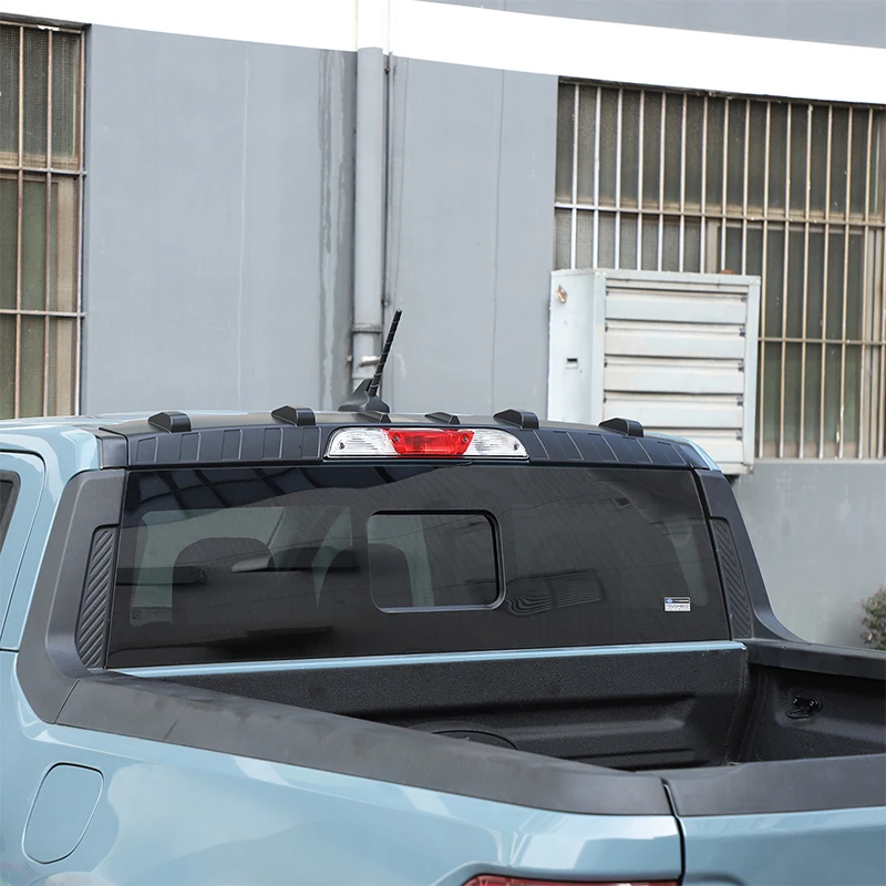 لفورد مافريك 2022-2025 ABS ألياف الكربون سقف السيارة سبويلر الجناح الخلفي الجسم الخارجي أطقم سبويلر تقليم اكسسوارات السيارات