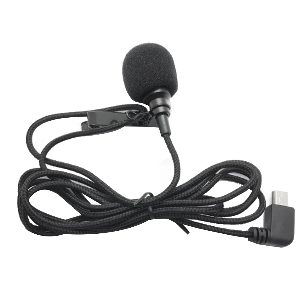 Micrófono Lavalier tipo C externo, accesorios de Cámara de Acción de mano para SJCAM SJ8, SJ9, SJ10