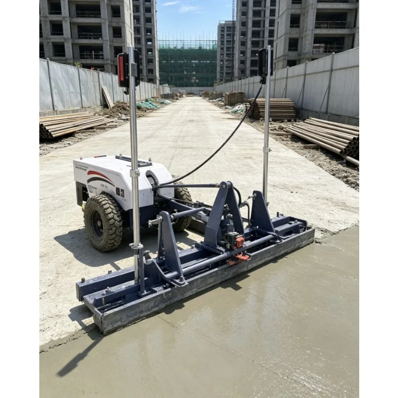 Concrete Laser Screed Equipment for Industrial Warehouse Floor Leveling Workshop Laser Screed for Smooth Large Scale Concrete