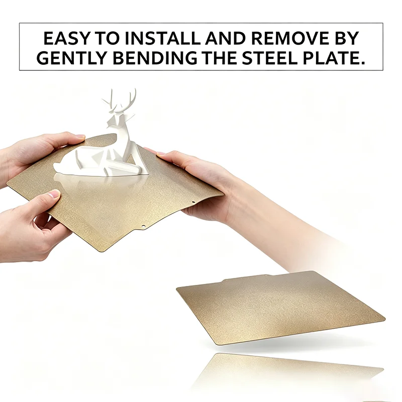 Strong Magnetic PEI Build Plate 220/235/310/355mm Flexible Steel Sheet Easy to Remove High Quality 3d Printer HeatBed