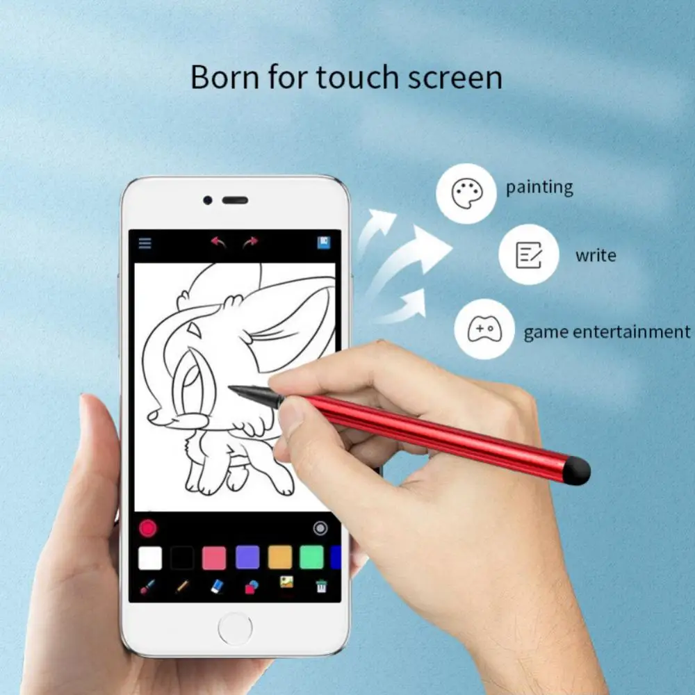 2 In 1 Stylus Pen Tablet Touch Pen For Tablet Mobile Phone GPS Pencil Drawing Pen For Touch Screen Android For Samsung Xiaomi