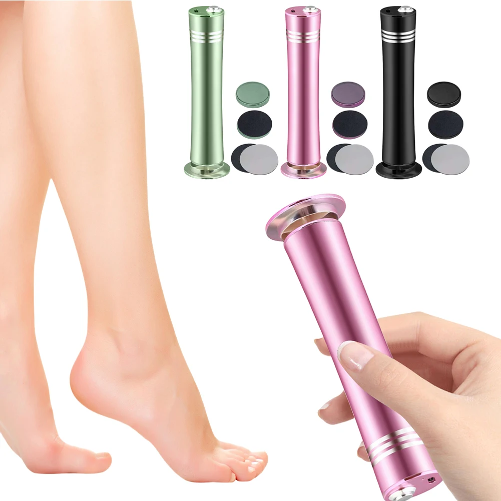 

Electric Electronic Foot File Grinder Professional Aluminum Callus Remover for Dead Skin and Calluses