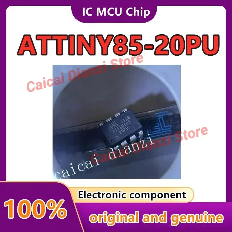 

100-10PCS/LOT ATTINY85-20PU ATTINY85-20 ATTINY85 85-20PU ATTINY45-20PU ATTINY45 45-20PU DIP-8 In Stock