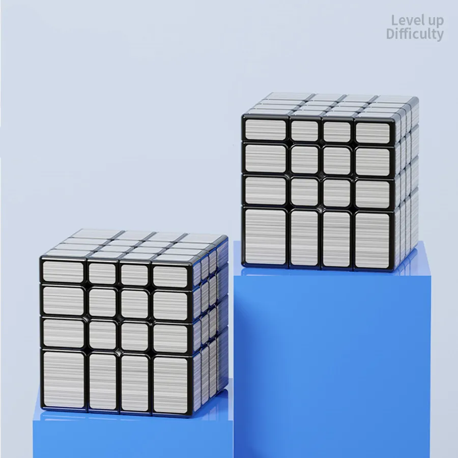 Sengso 4x4 미러 매직 큐브, 스티커리스 전문 교육용 장난감, 어린이 선물, 스피드 퍼즐, 4x4 스피드 큐브, 4x4
