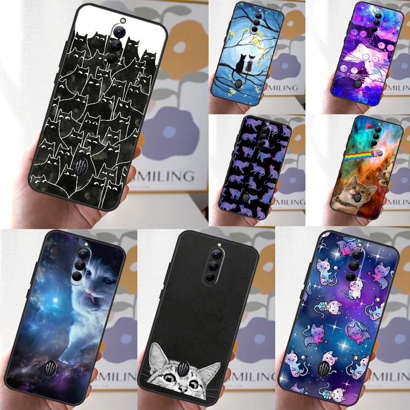حافظة Space Happy Cats لهاتف Nubia Red Magic 10 Pro Plus 6 7 Pro 6S 7S 6R 5G RedMagic 9 8 8S 9S Pro Plus #1