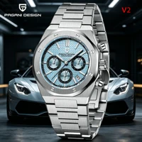 Pagani Design 2026 New Vk63 Fashionable Men Quartz Chronograph Luxury Sapphire Stainless Steel 200m Waterproof C3 Watch For Men photo 1