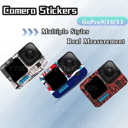 Sports Camera Stickers Waterproofing Scratch-Proof Dustproof Protective Film 3M Colorful Decals For GoPro Hero 9/10/11/12