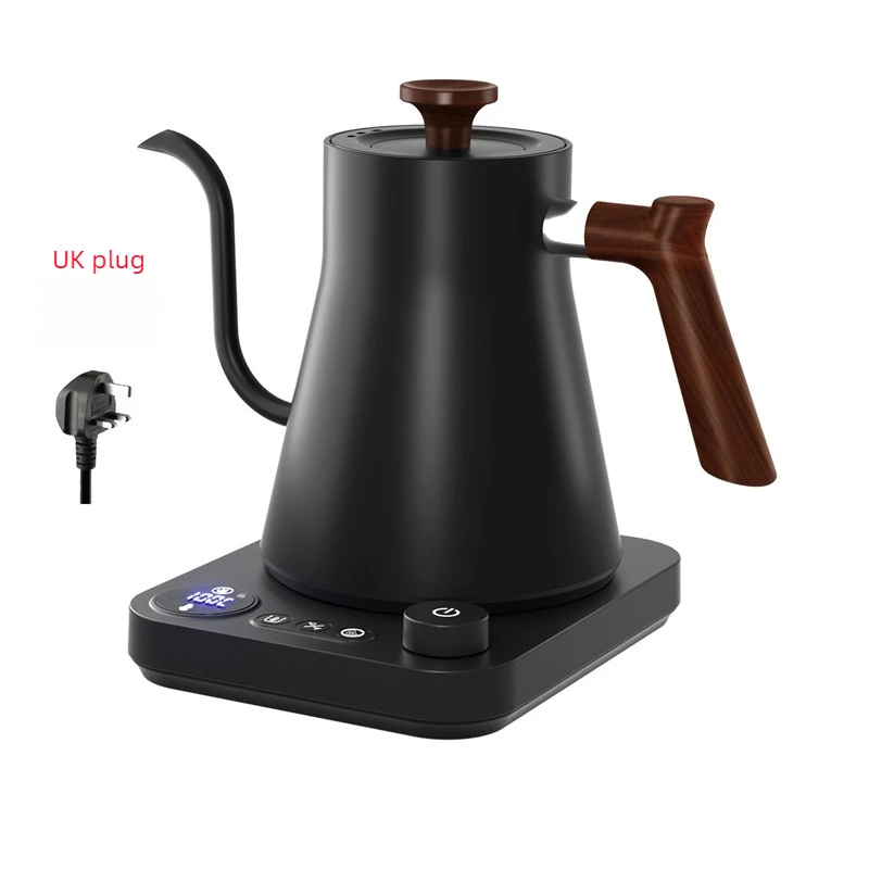 1200W intelligente elektrische waterkoker met constante temperatuur, handgebrouwen koffiepot, zwanenhalspot, gebruikt voor het zetten van melkpoeder