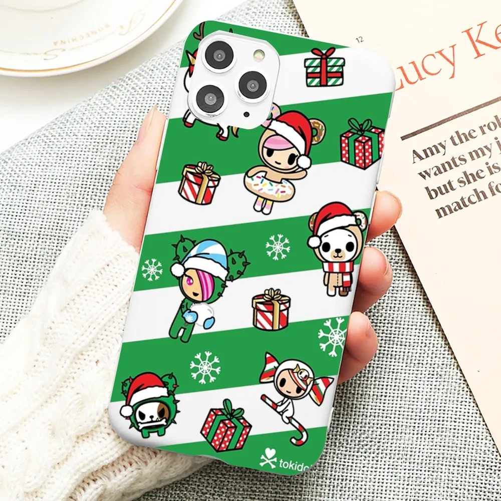 Japan Tokidoki Phone Case For IPhone 14 11 12 13 Mini Pro Xs Max 8 7 6 6S Plus X XR Solid Candy Color Case