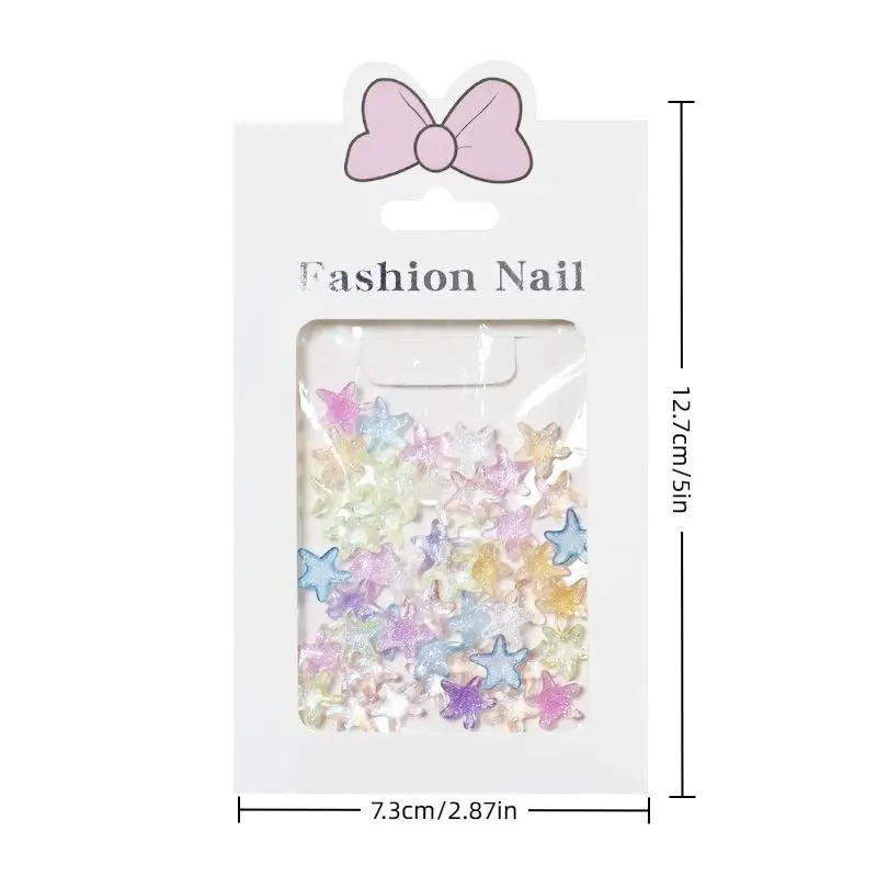 50 Pcs Resin Summer Ocean Nail Art Charms 3d Shell Starfish Conch Jellyfish Beads Nail Jewelry Manicure Decor Nail Charm