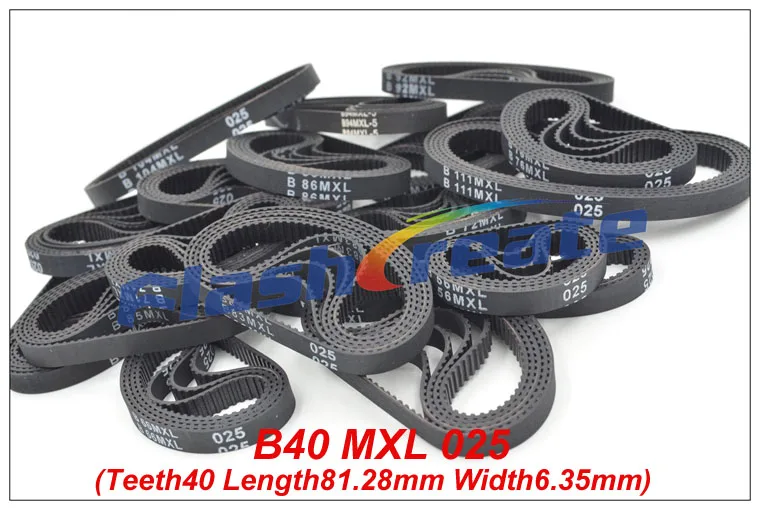 POWGE B40 B41 B42 B43 B45 MXL Timing Belt W=6.35/9.4mm Teeth 40 41 42 43 45 MXL Synchronous Belt B40MXL B45MXL B42MXL MXL Pulley