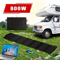 800W solar panel outdoor foldable hanging portable camping storage kit is perfect for RV travel, picnics, and outdoor adventures
