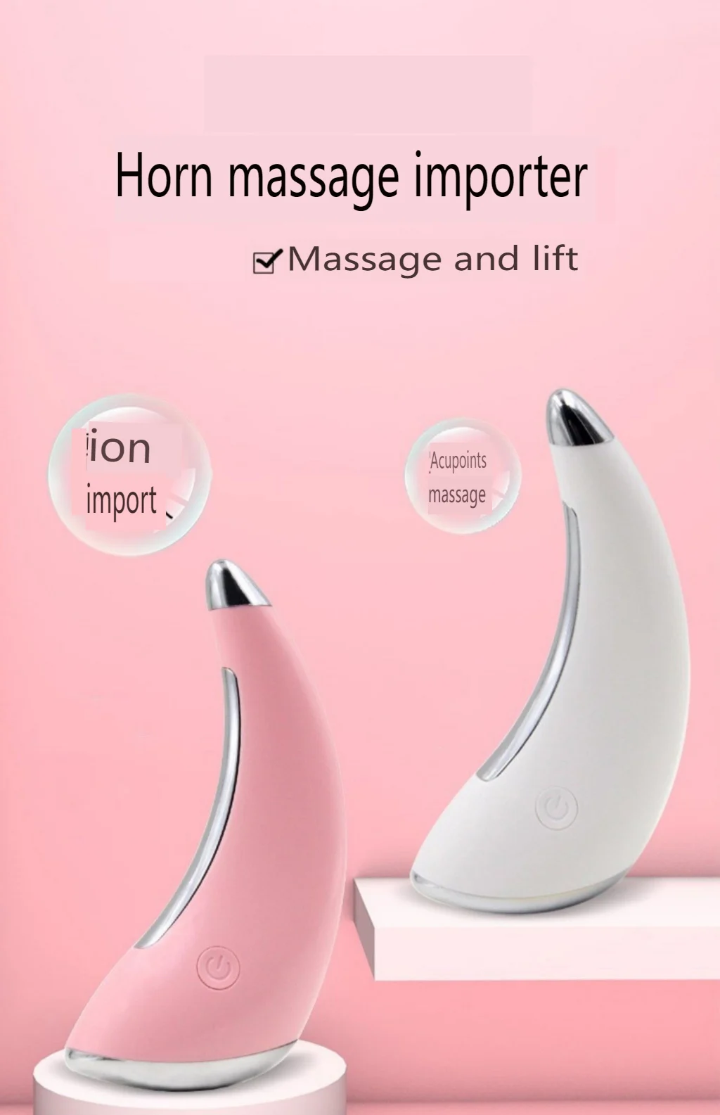 Electric Facial Beauty Device, Eye Massage, Facial Gua Sha, Create V-face, Lift, Improve A Variety of Skin Problems USB ML-059