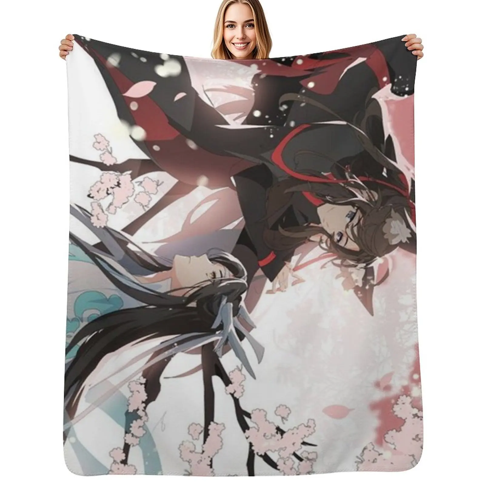 

WANGXIAN.SPIRITUAL.SOULMATE Throw Blanket Luxurious Soft Fuzzy Blanket for Sofa Bed
