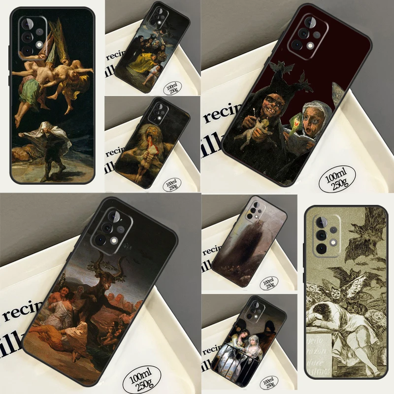 Spain Francisco Goya Art Case For Samsung Galaxy A52 A32 A12 A13 A33 A53 A52S A50 A51 A71 A14 A34 A54 Back Cover