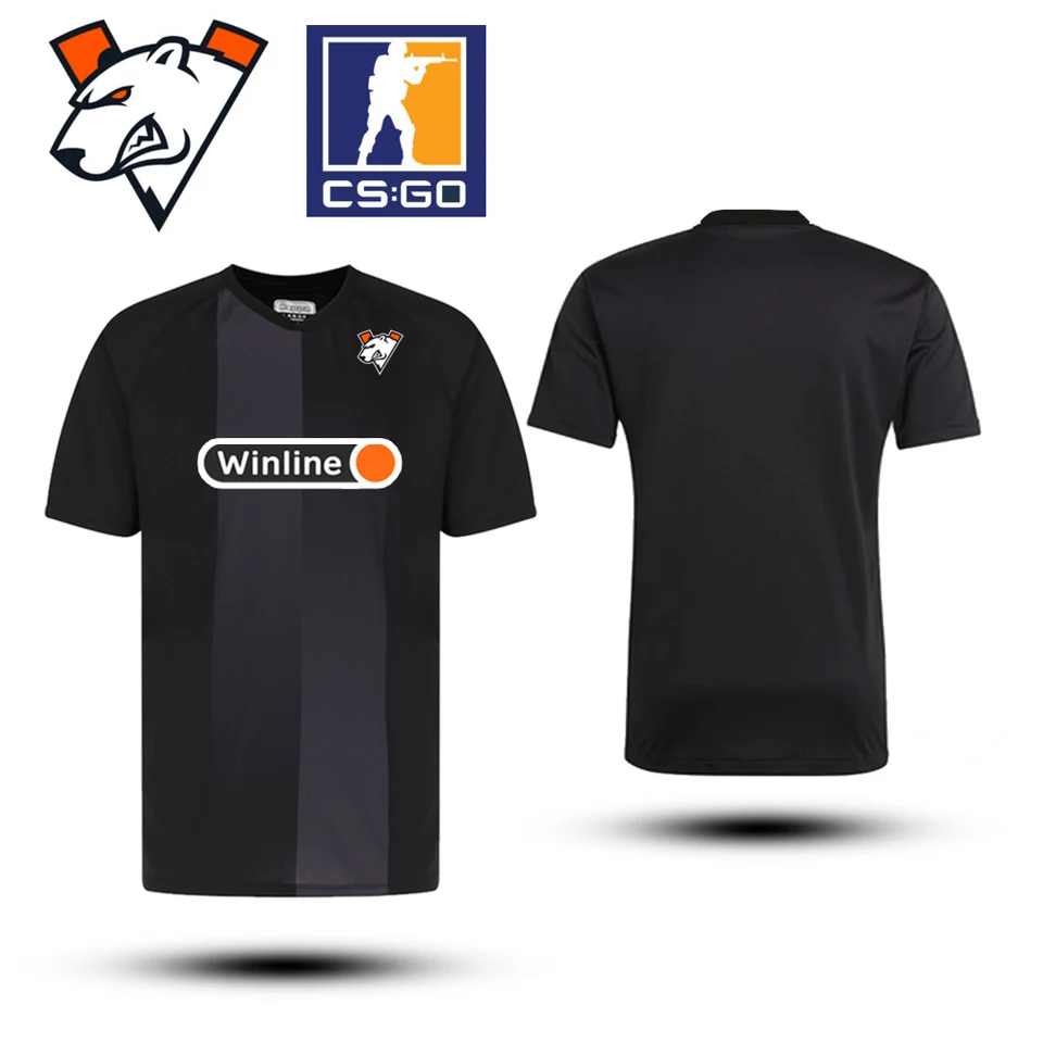 2025 CS2 Esports Club Virtus.pro Jerseys CSGO Game زي مخصص للرجال والنساء تي شيرت كبير الحجم بلوزات قابلة للتنفس #1