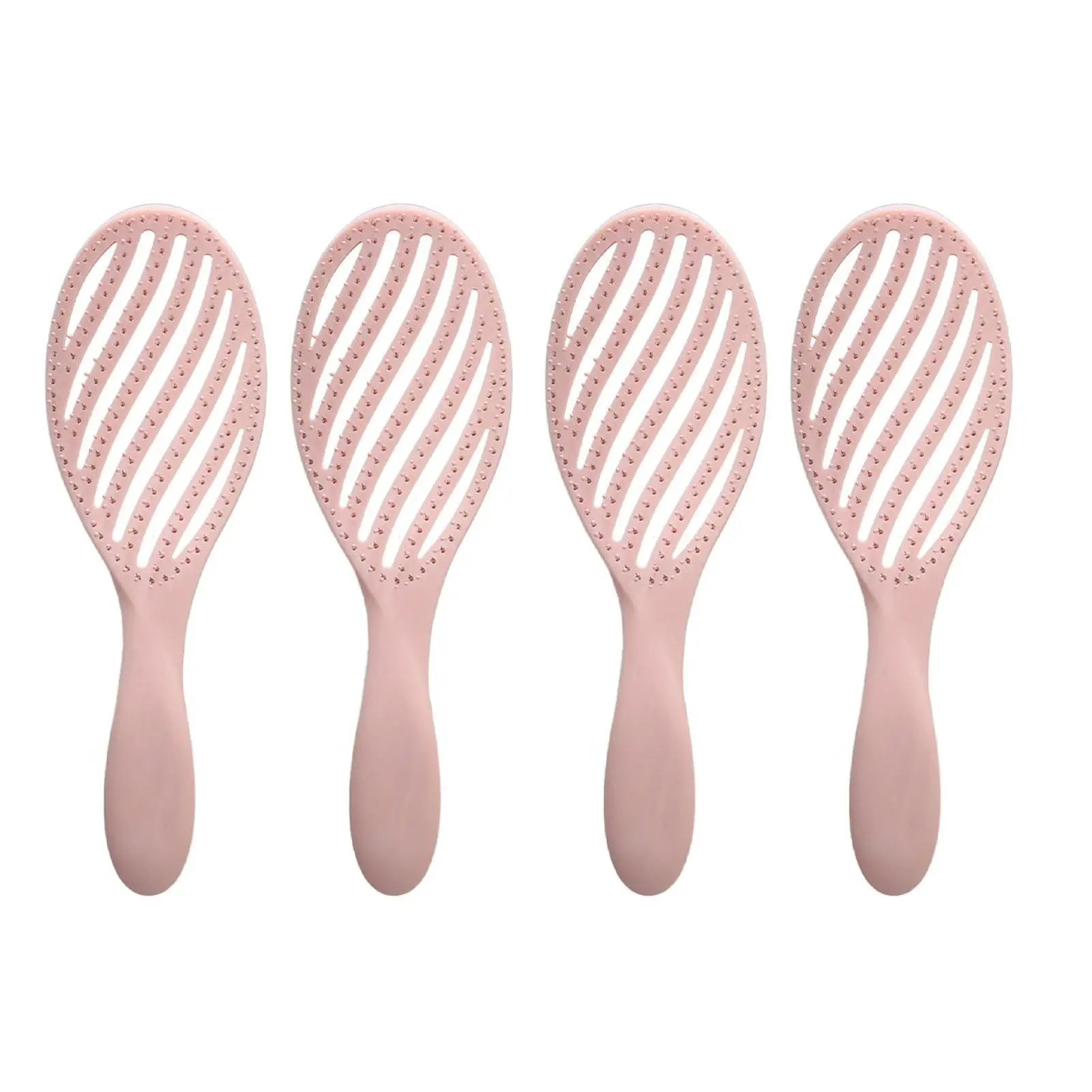 

Portable Curved Vented Detangling Brush for Scalp Massage and for blow Drying Comfortable for wet Hair Care