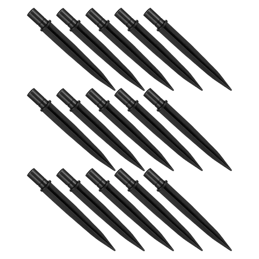 

15Pcs Plastic Ground Spikes Heavy Duty Yard Pins for Garden Lights Solar Torch Pathway Light Stakes Replacement Accessories