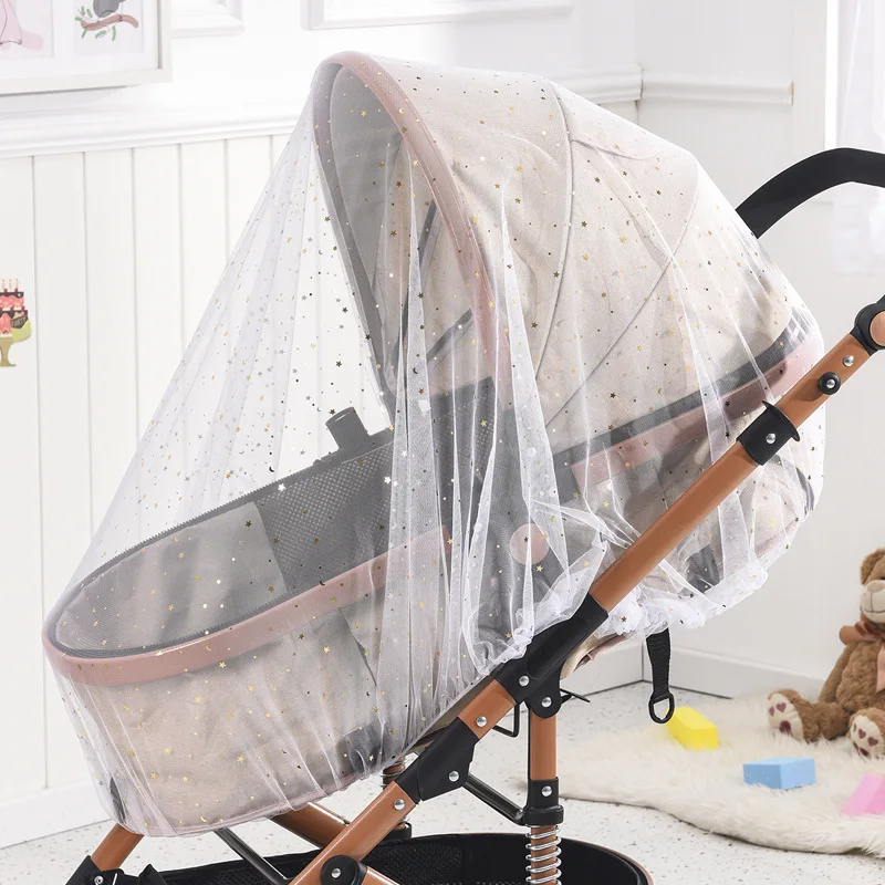 

NEW Summer Universal Pram Net Baby Sunshades Mosquito Net Buggys Insect Net Fly Nets Protection Cover for Stroller Pushchair