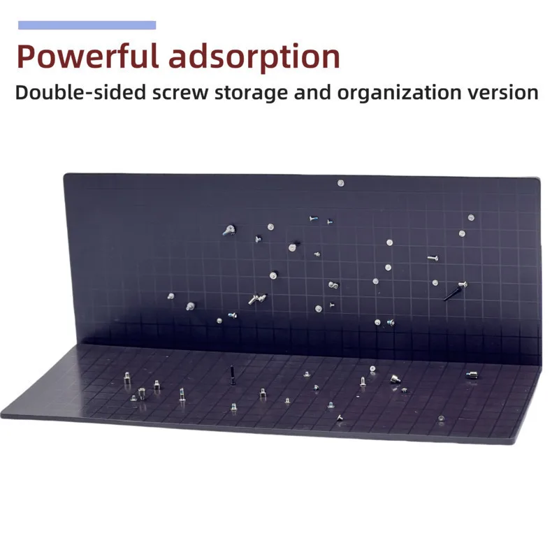 165x65mm Black Magnetic Screw Pad Storage Mat Work Pad Mobile Phone Repair Small Screws Storage Phone Repair Tool