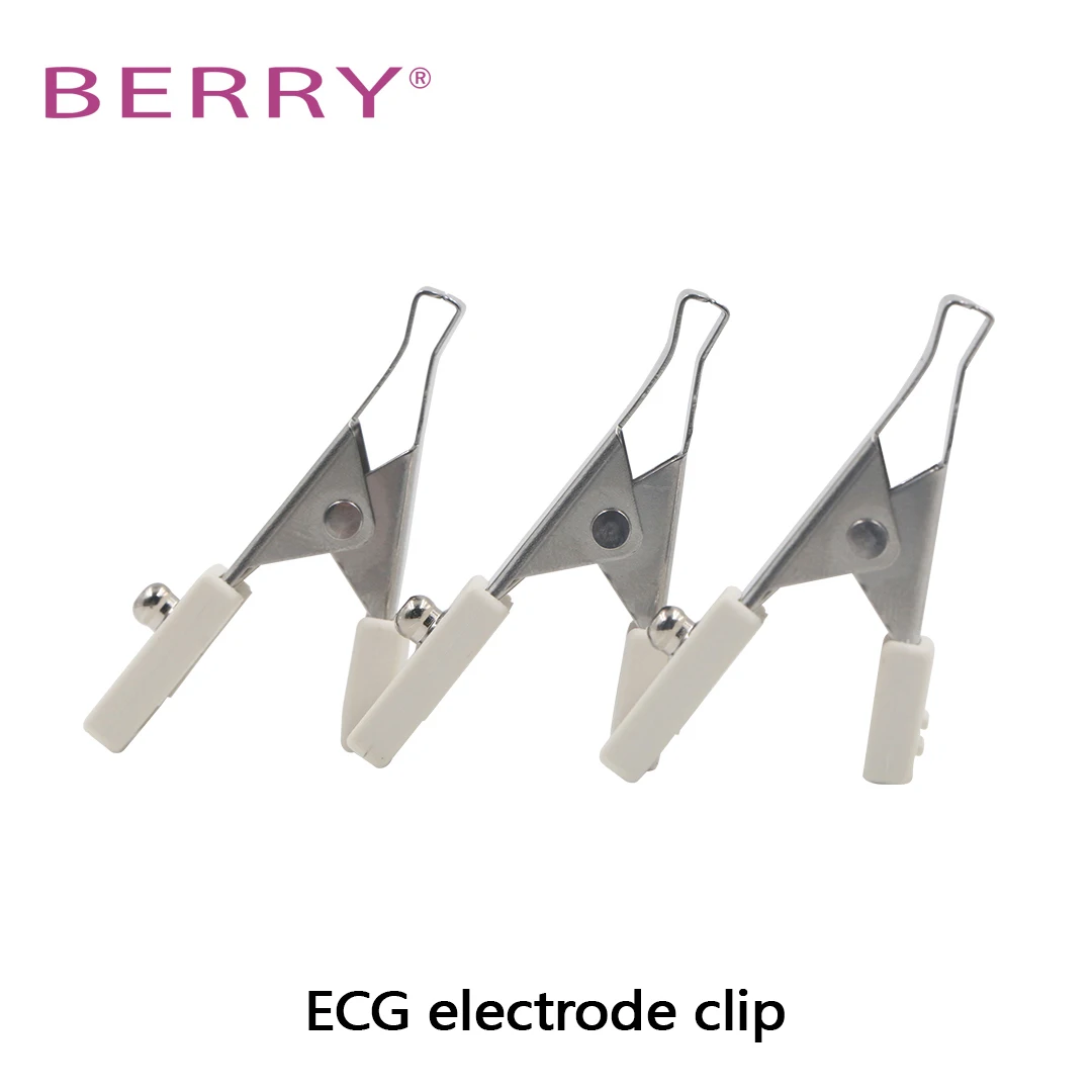 BERRY AM6100 Veterinary Monitor ECG Cable ECG Electrode Clip SpO2 Sensor Reusable NIBP Cuff NIBP Tube Monitor Accessories