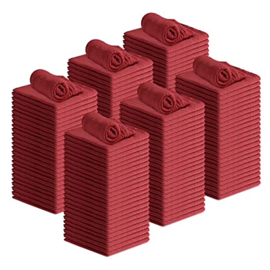 

Хлопковые тряпки для мастерской, упаковка 150 шт., размер 12x14 дюймов, впитывающие полотенца для уборки и многоцелевые чистящие салфетки для автомобилей