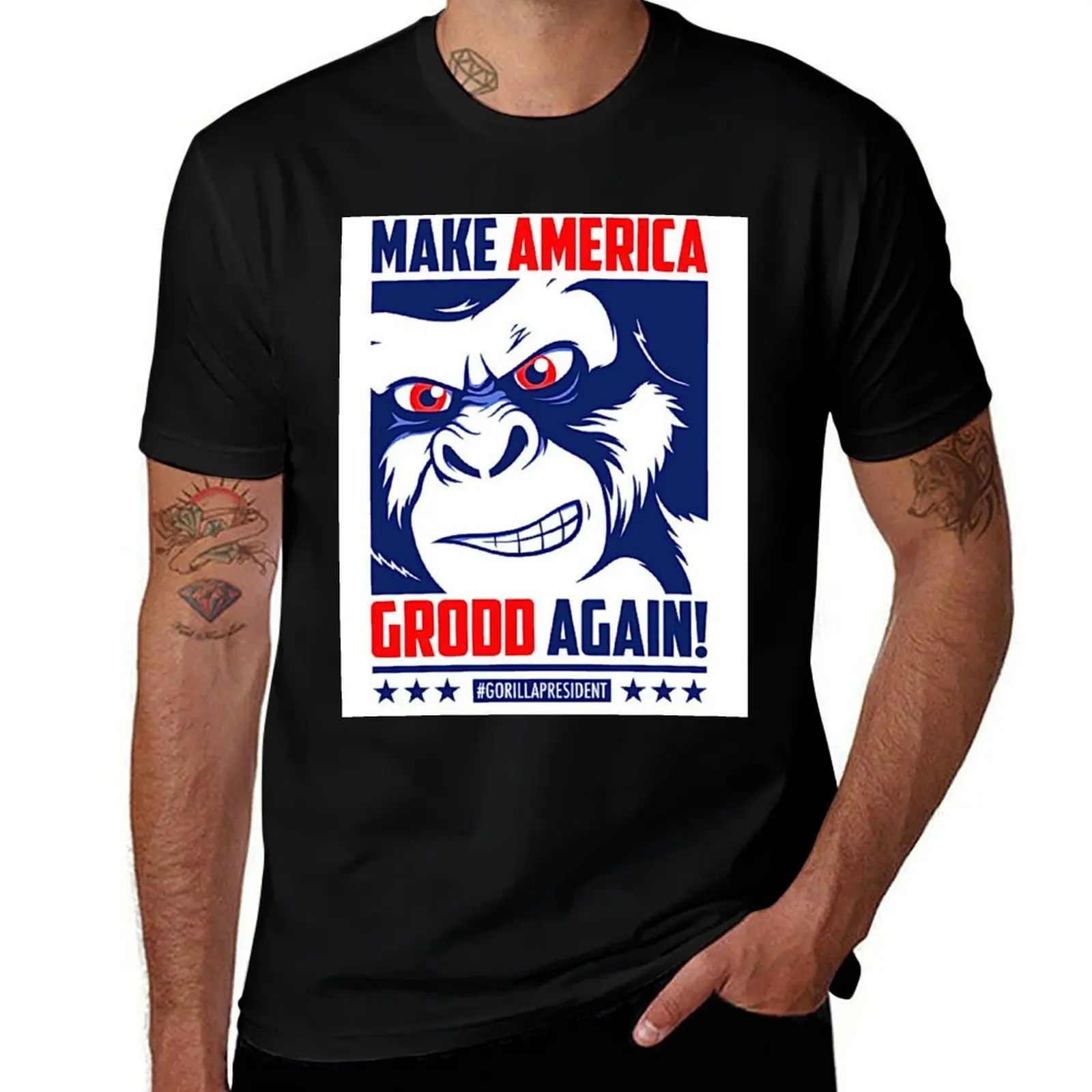 

Make America Grodd Again T-Shirt vintage custom t-shirts man clothes anime stuff Short sleeve tee men